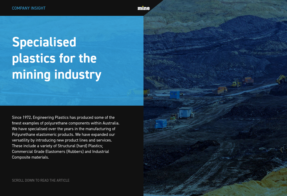 Engineering Plastics Company Insight Mine Magazine Australia