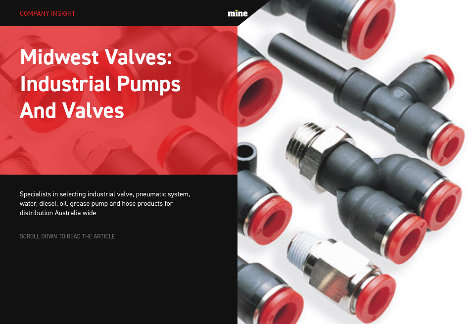 Midwest Valves Company Insight Mine Magazine Australia Yearbook 2018